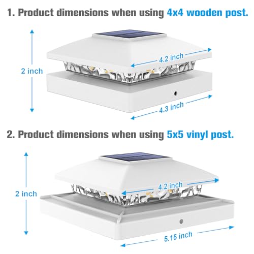 4x4 Solar Post Cap Lights (12 Count)