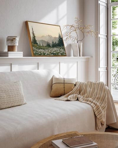 Framed Canvas Wall Art Vintage Decor