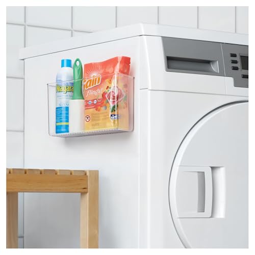 AFFIXX Plastic Wall Mount Organizer for Kitchen Bathroom