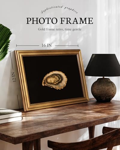 Vintage Gold Framed Wall Art for Living Room