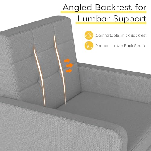 Mid Century Modern Accent Chair for Living Room