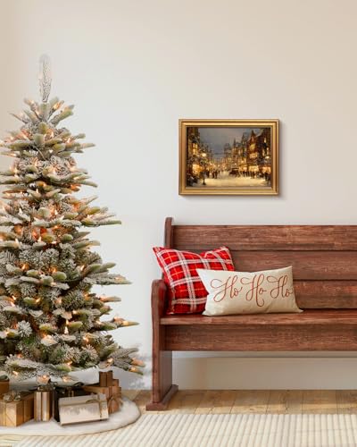 Vintage Gold Framed Wall Art for Living Room