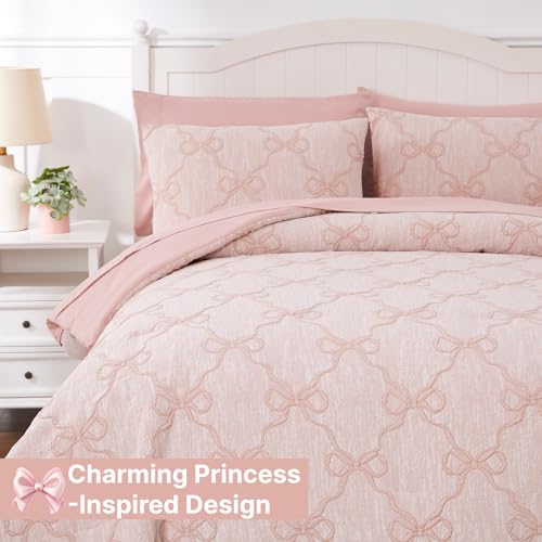 Queen Comforter Set with Sheets for Girls