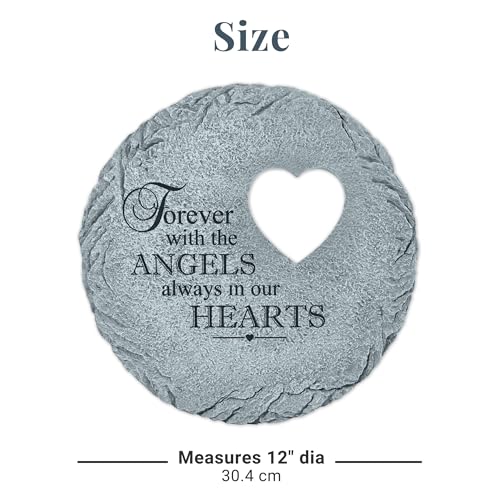 Personalized Always in Our Hearts Memorial Garden Stone