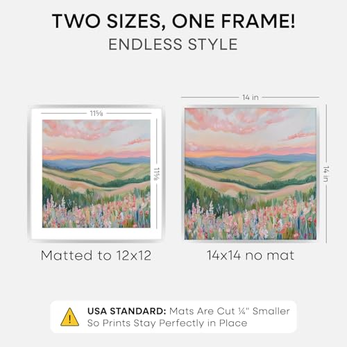 14x14 Silver Picture Frame (3 Count)