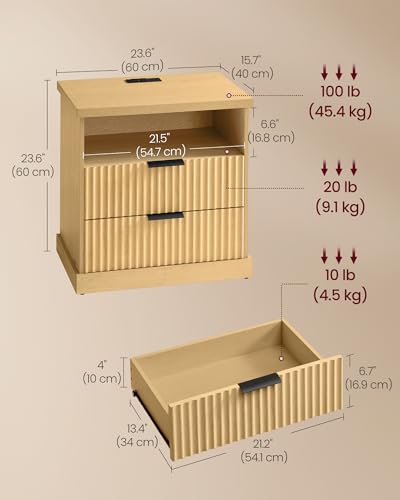 Nightstand with Charging Station