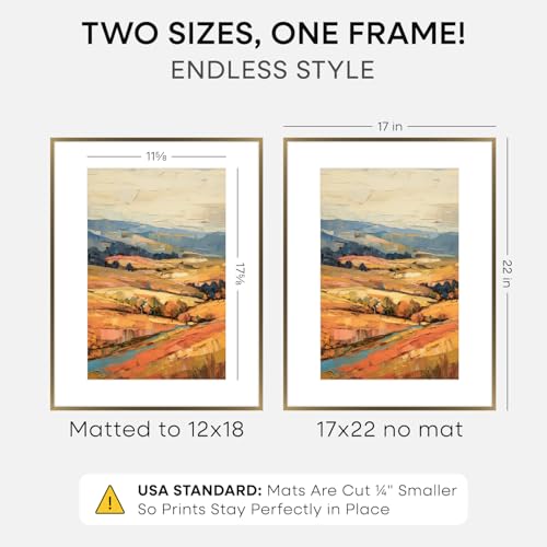 17x22 Bronze Picture Frame