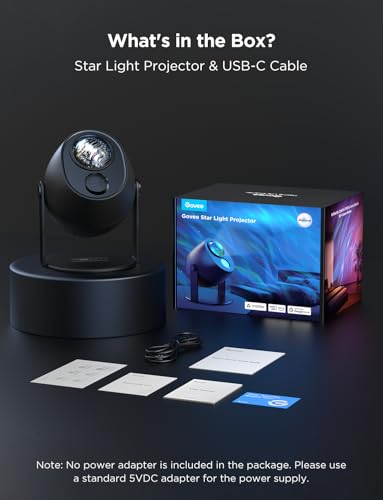 Star Light Projector with 3 Aurora Flowing Effects
