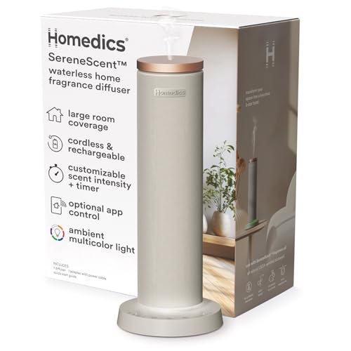 SereneScent Waterless Essential Oil Diffuser