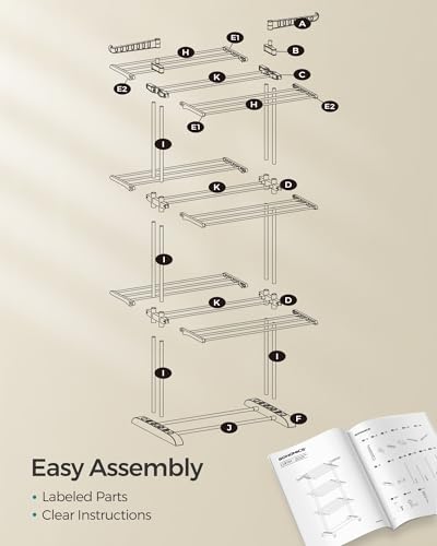 4 Tier Clothes Drying Rack