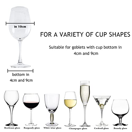 Baowenbei 11.8 Inch Wine Glass Rack (4 Count)