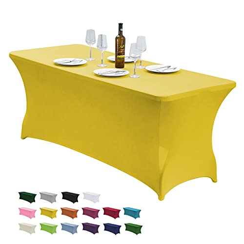 8FT Stretch Spandex Fitted Tablecloth