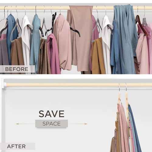 Pants Hangers Space Saving (4 Count)