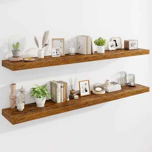 72" Floating Shelves for Wall (2 Count)