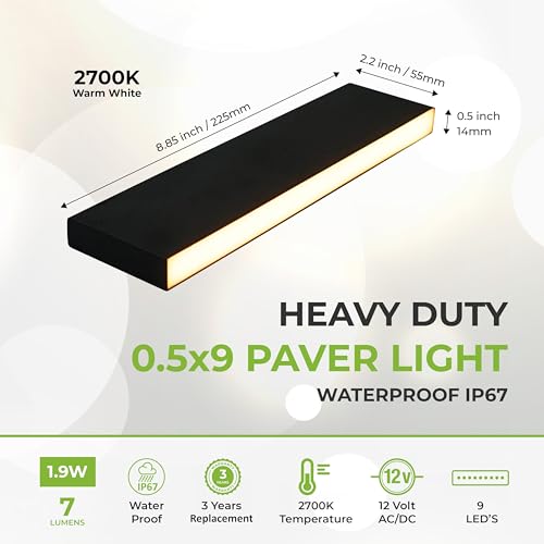 Paver Light Slim 0.5x9 Inch
