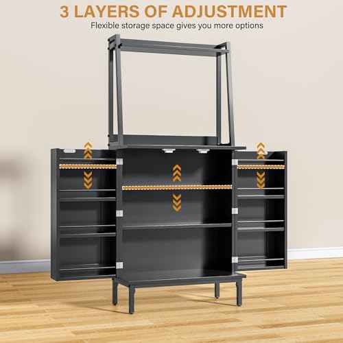 51" Kitchen Baker's Rack with Storage