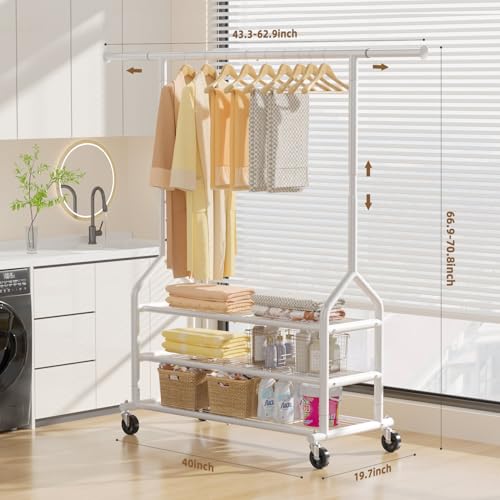 Heavy Duty Clothes Rack Load 688 LBS