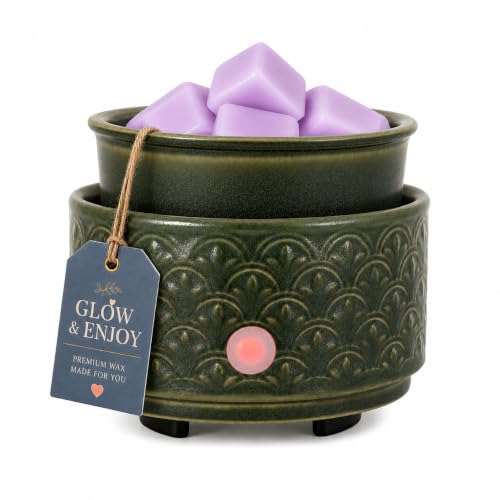 Green Ceramic Wax Melt Warmer 3