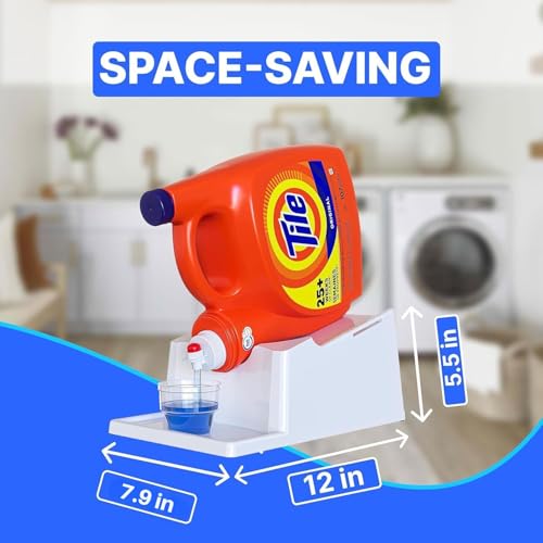 Liquid Laundry Detergent Dispenser Holder with Drip Tray