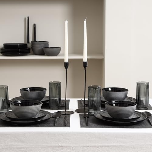 Dua 16 Piece Dinnerware Set Stoneware