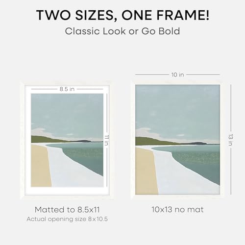 10x13 White Oak Picture Frame