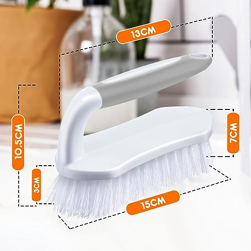 12 Pcs Scrub Brush Bulk for Cleaning with Handle