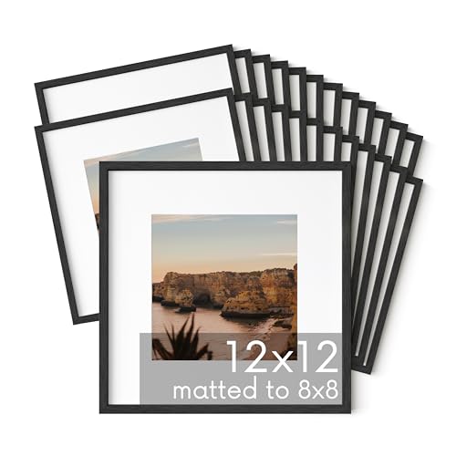 Black Oak Wood 12x12 Picture Frames