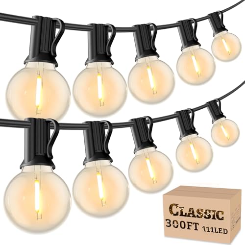 Outdoor String Lights 300 FT (300 Foot)