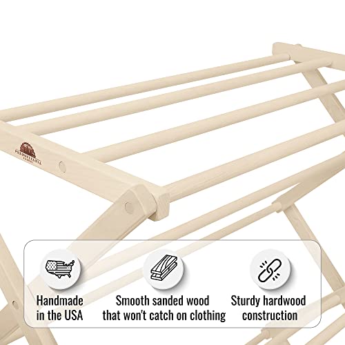 Premium American Maple Clothes Drying Rack