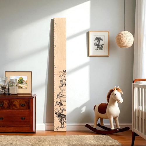 Wooden Ruler Growth Chart for Kids