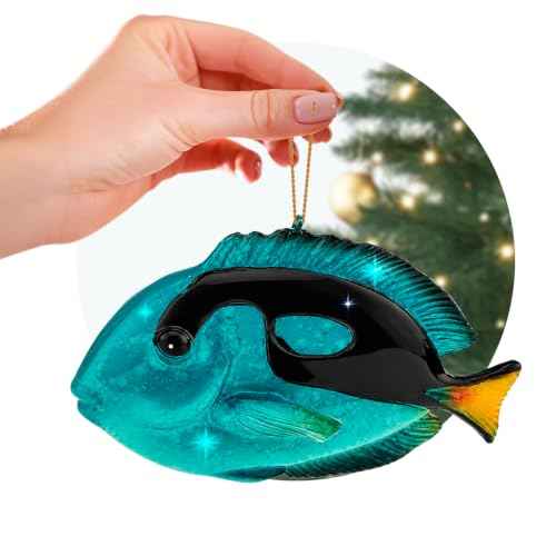 Blue Tang Christmas Ornament