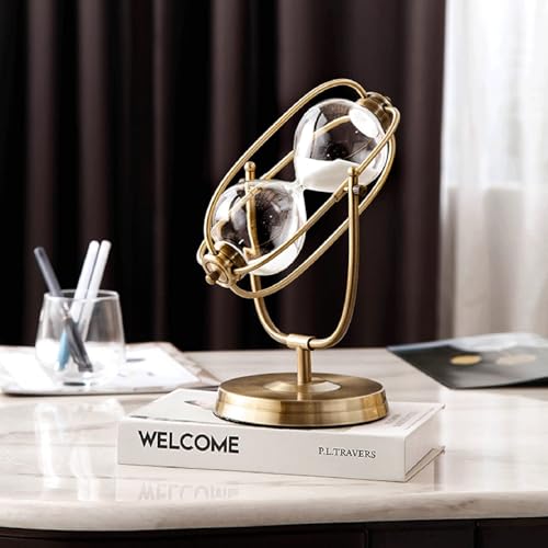 Golden Embossed Hourglass Timer