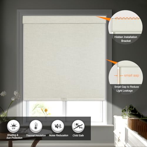 Blackout Shades for Windows Cordless Roller Blinds