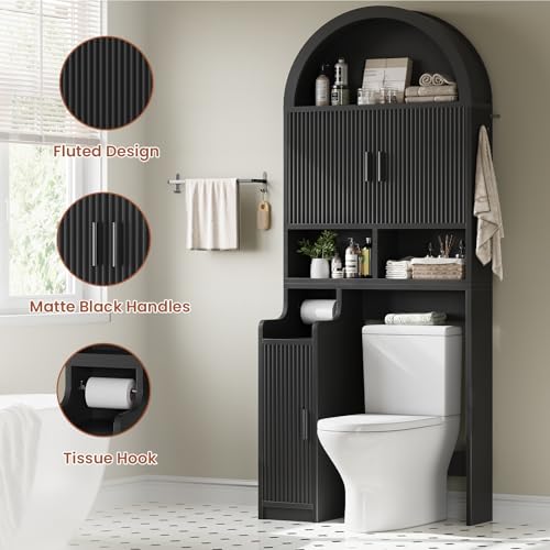 Arched Over The Toilet Storage Cabinet