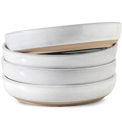 Pasta Bowls Set of 4 with Sesame Glaze Finish (26 Count)