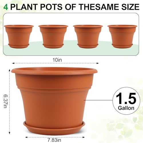 10 Inch Plastic (4 Count)