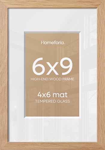 6x9 Natural Oak Picture Frame (3 Count)