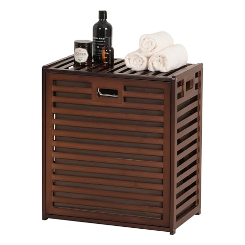 Tilt Out Laundry Hamper with Shelf