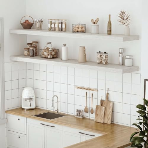 Deep Floating Shelves 60x12” Set of 1