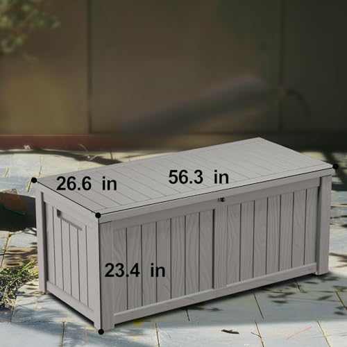121 Gallon Resin Deck Box