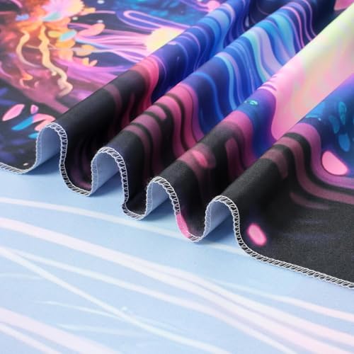 Blacklight Jellyfish Forest Tapestry