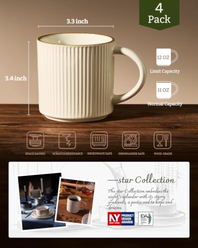 Coffee Mug Set of 4 (48 Count)