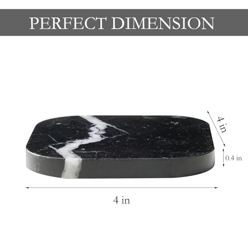 Italian 100% Marble Coasters (4 Count)