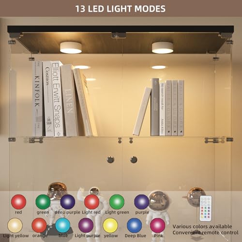 Glass Display Cabinet with LED Light