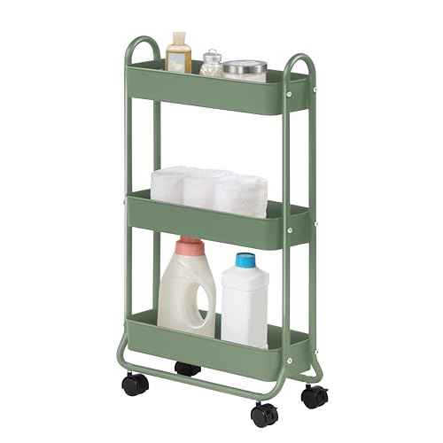 Slim Rolling Storage Cart