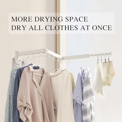 Wall Mounted Clothes Drying Rack Tri