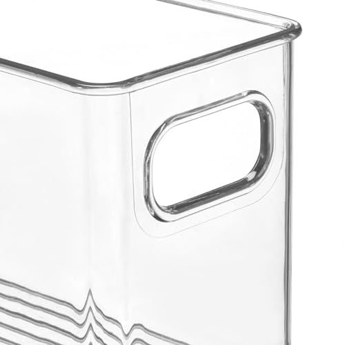 Plastic Bathroom Storage Container Bins w (8 Count)