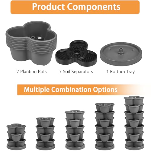 7 Tier Vertical Garden Planter (7 Count)