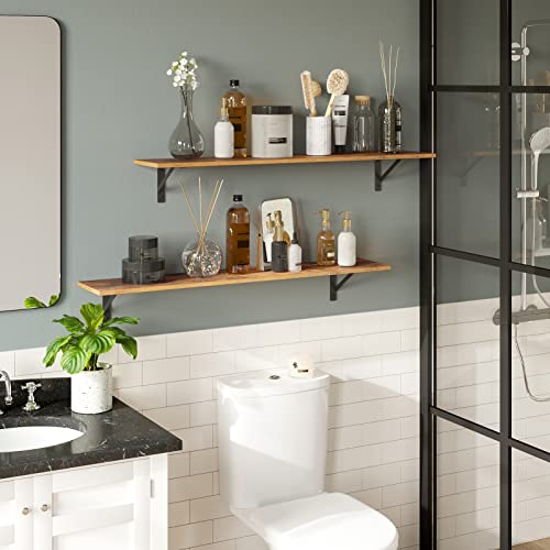 Long Wall Shelves (2 Count)