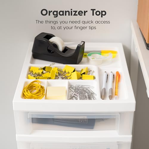 6 Drawer Rolling Storage Cart